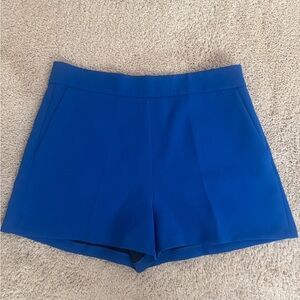 Zara Women's High Waist Shorts - Blue